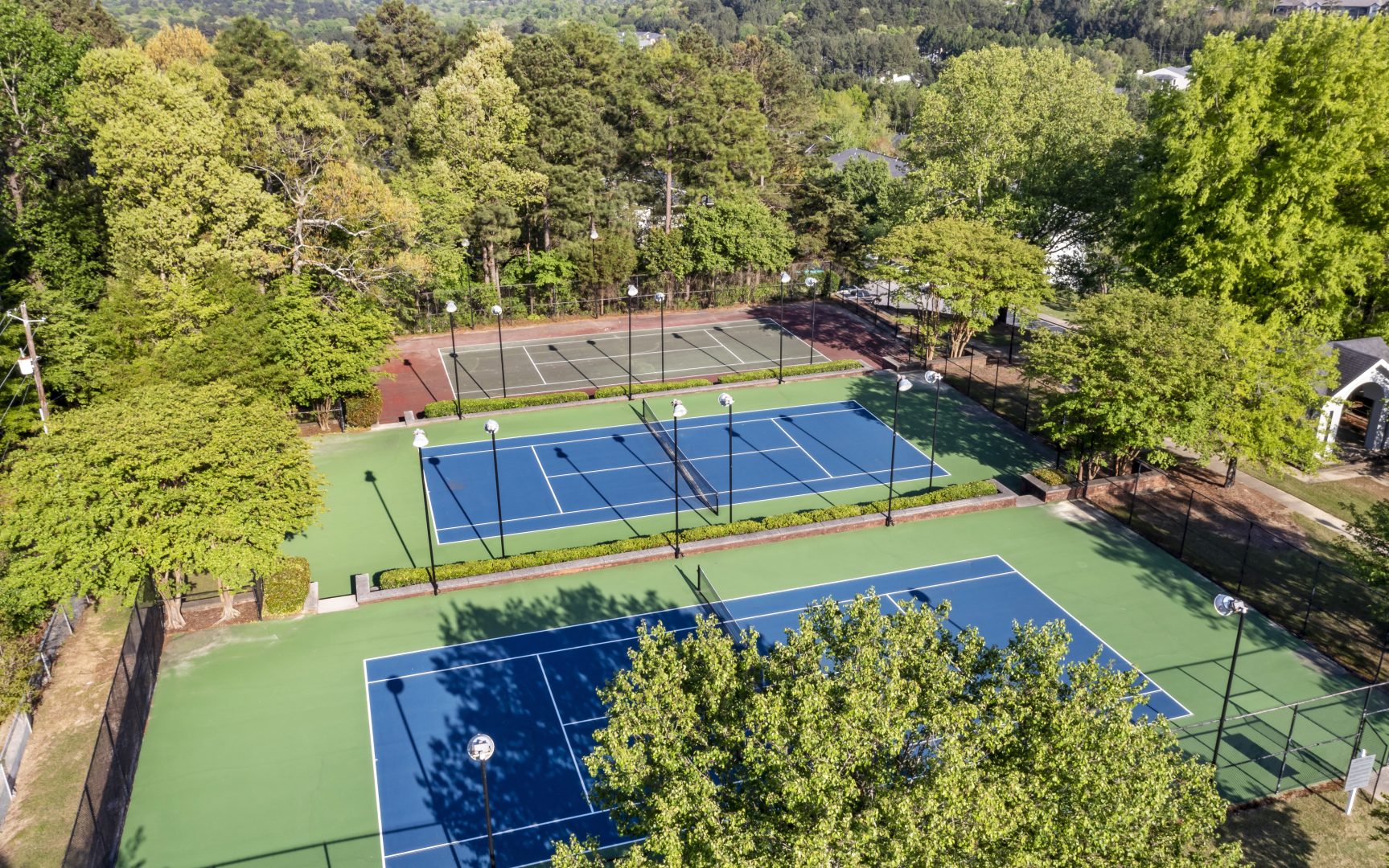 Arial Tennis Court
